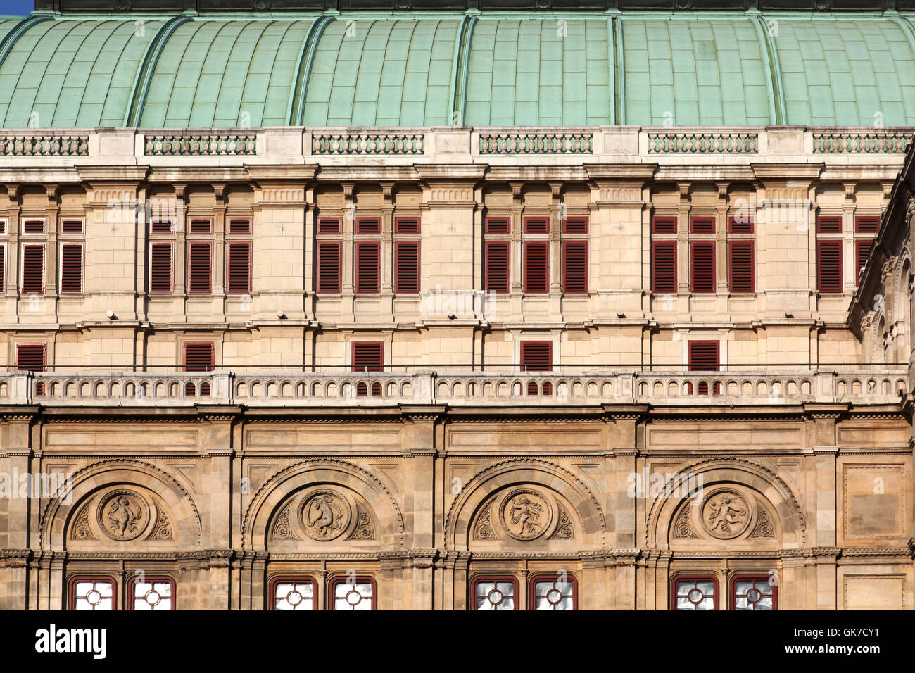 Ring Wien Oper Stockfoto