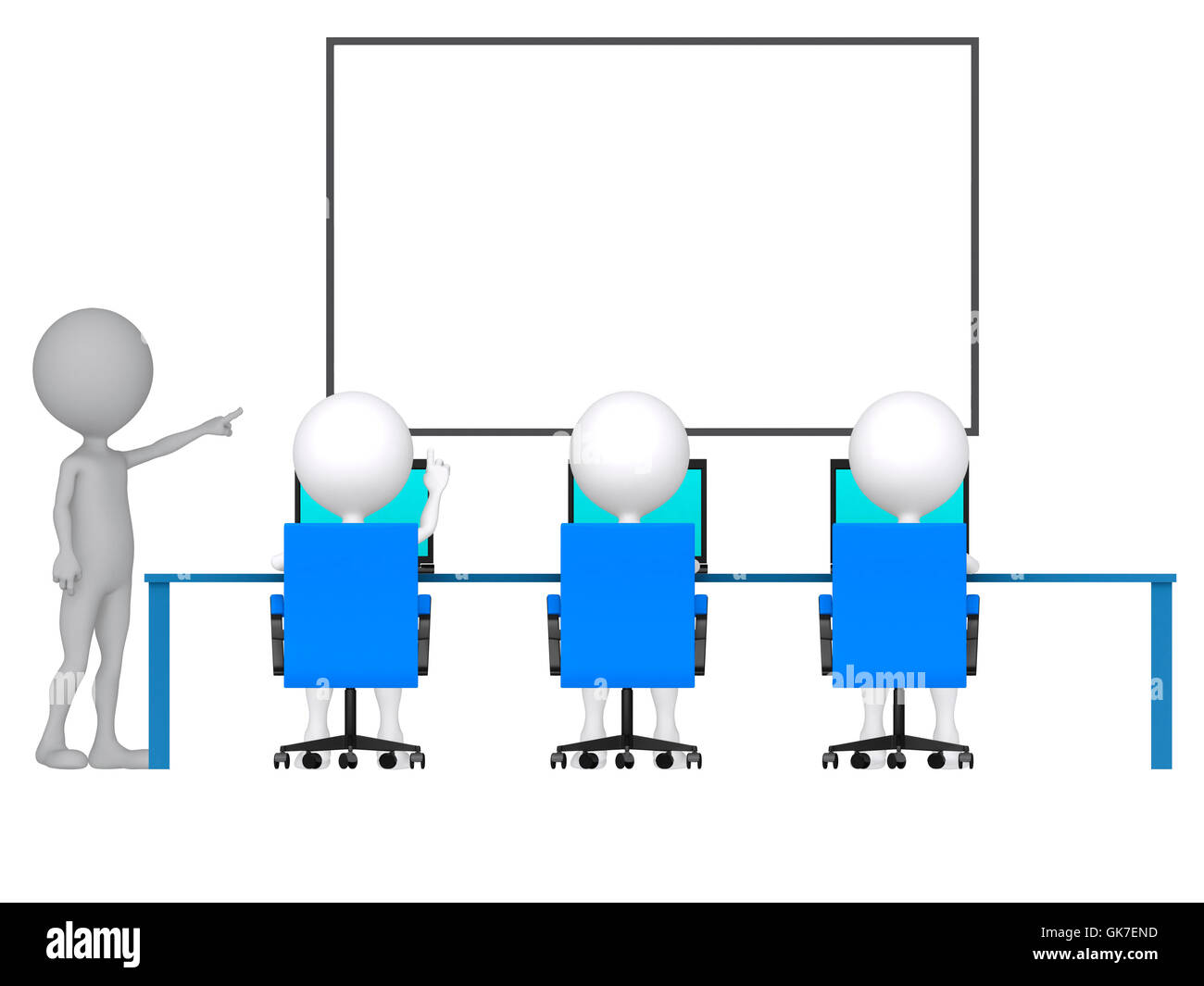Vortrag spricht spricht Stockfoto