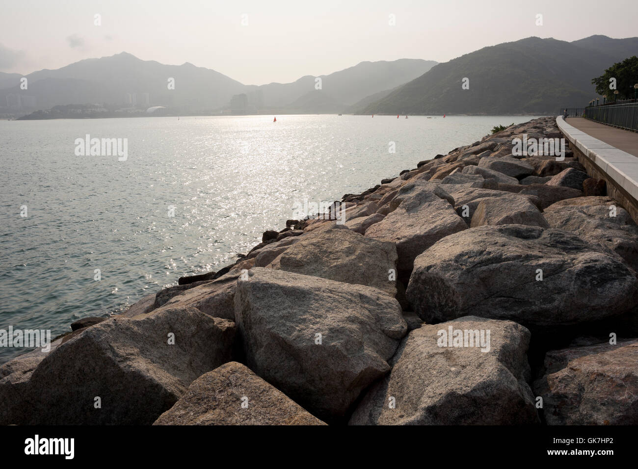 Hong Kong Küste Stockfoto