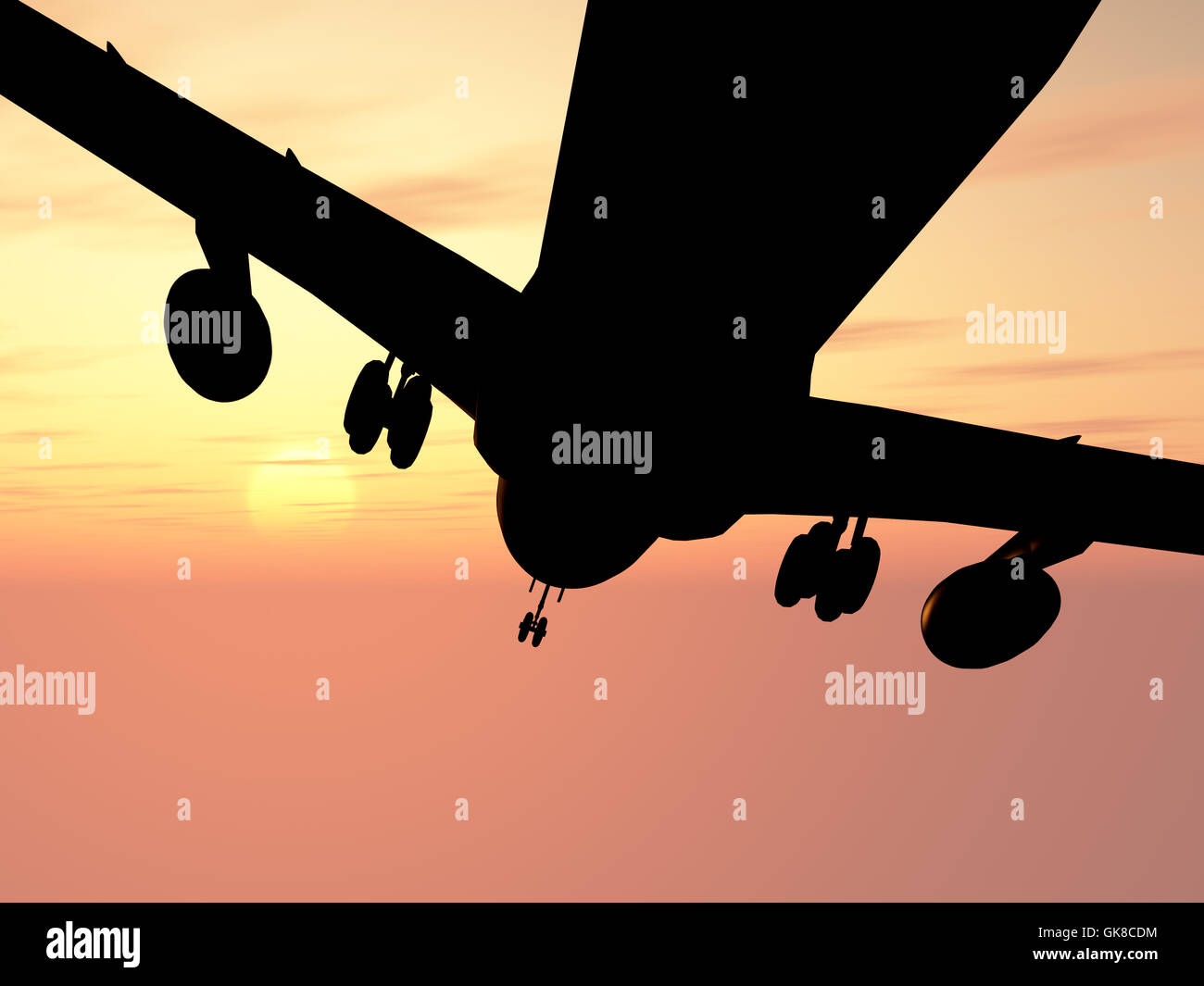 Details des Flugzeugs Stockfoto