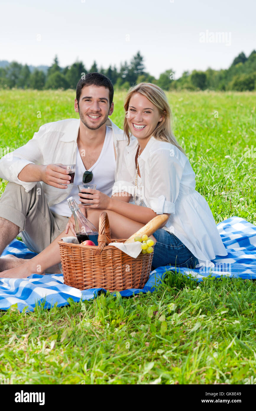 Frau Sommer sommerlich Stockfoto