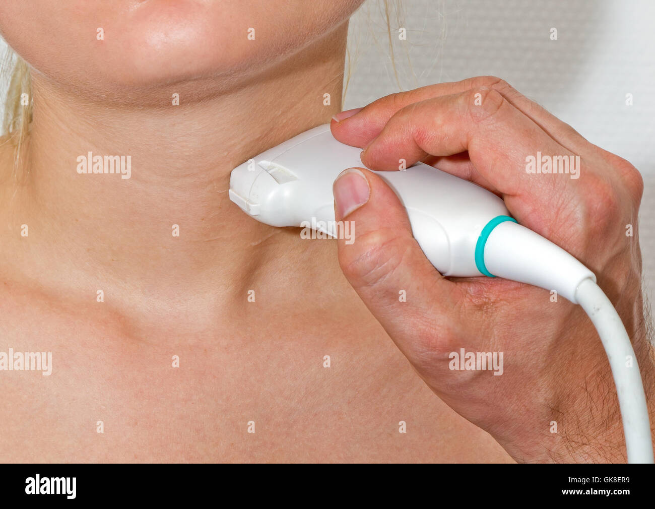 Ultraschalluntersuchung Stockfoto