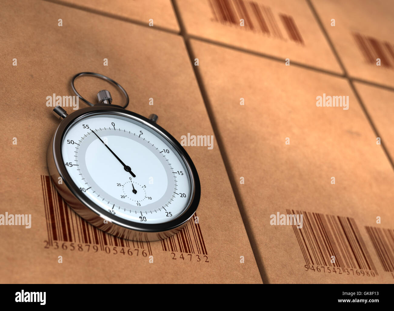 Frist Atempause Verkehr Stockfoto