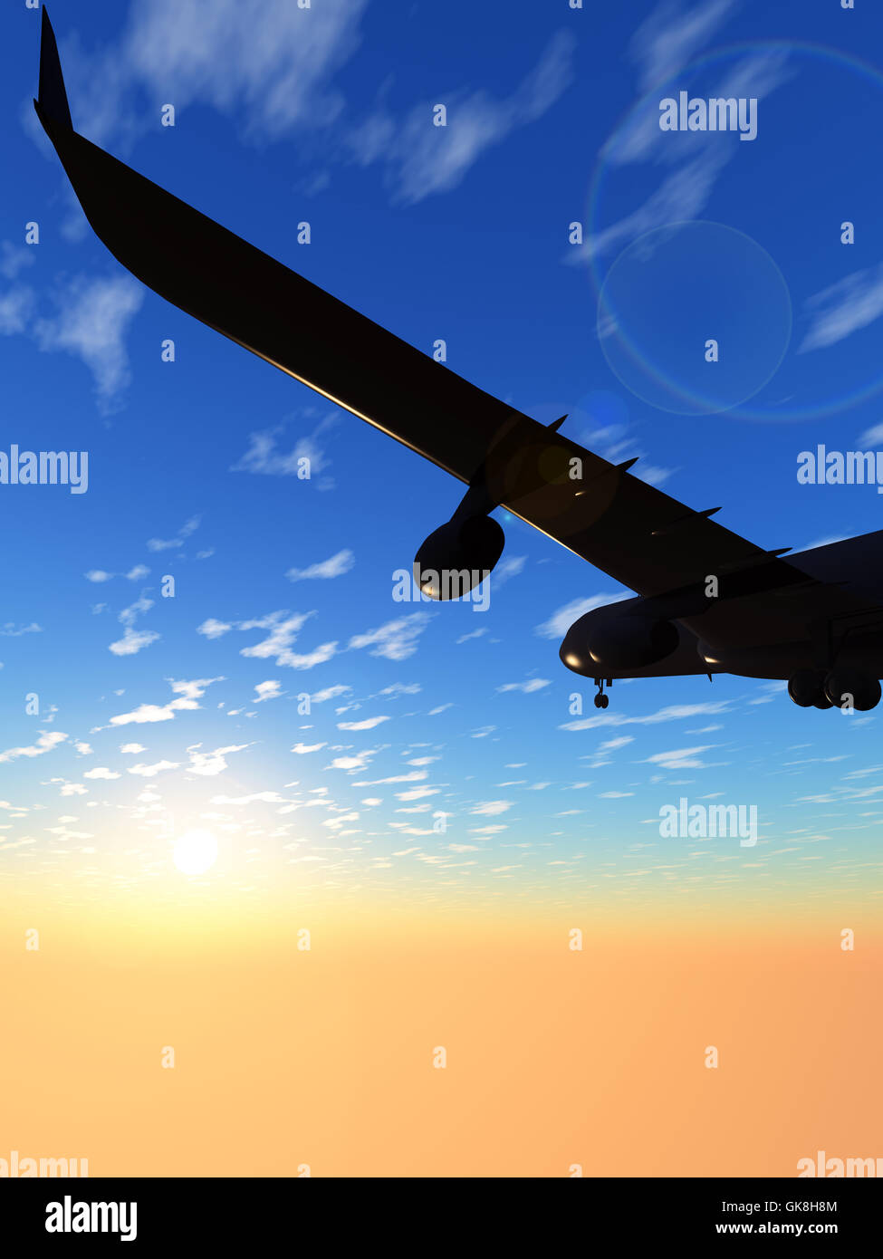 Details des Flugzeugs Stockfoto