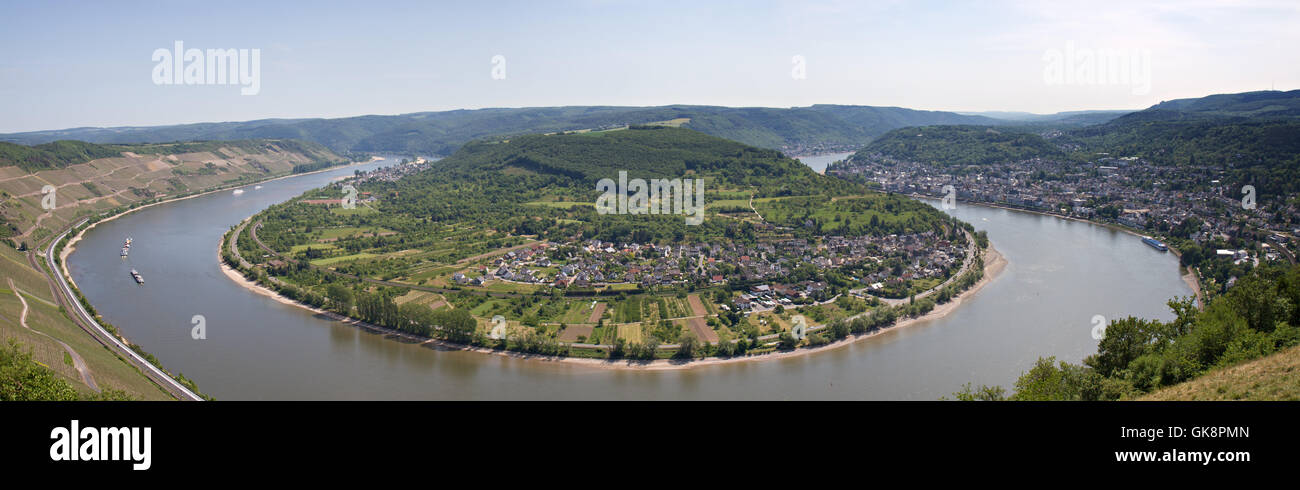 Rhein Deutschland Bundesrepublik Deutschland Stockfoto