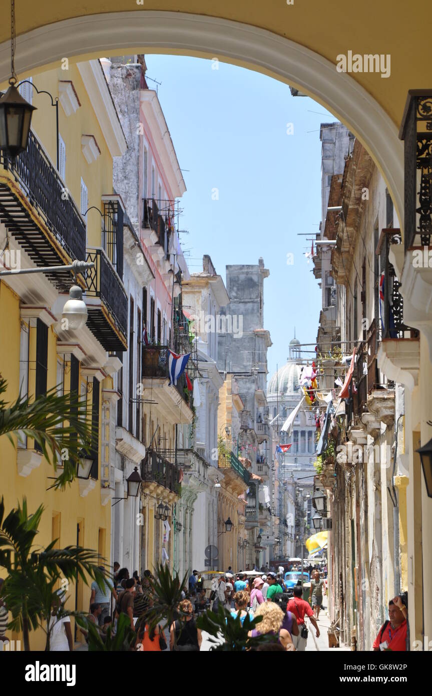 Alt-Havanna-Kuba Stockfoto