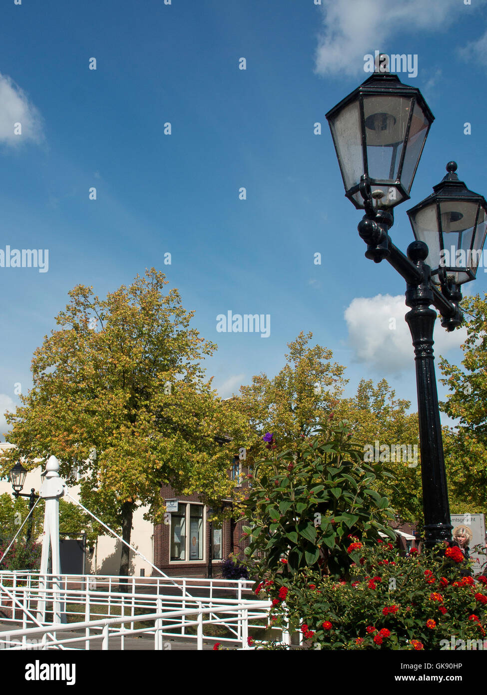 Die Stadt Papenburg in Deutschland Stockfoto