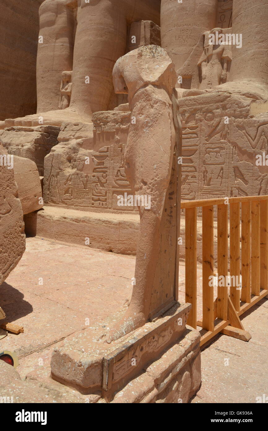 Ambu-Simbel Stockfoto