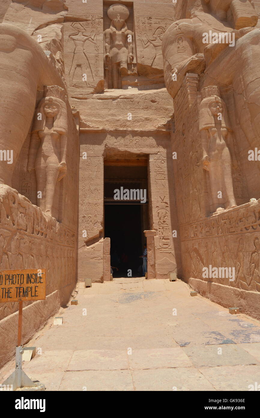 Ambu-Simbel Stockfoto