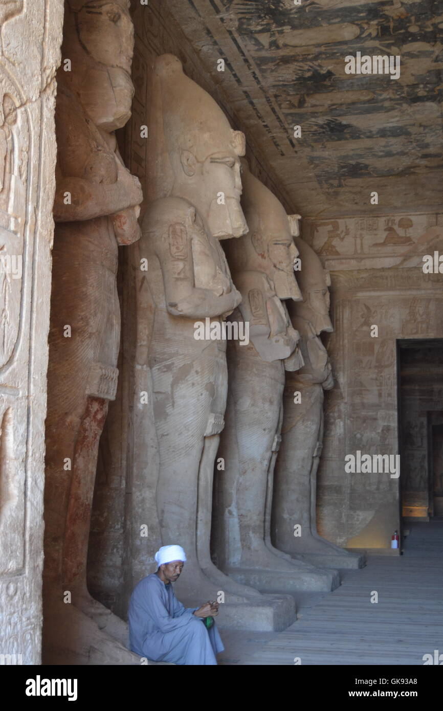 Ambu-Simbel Stockfoto