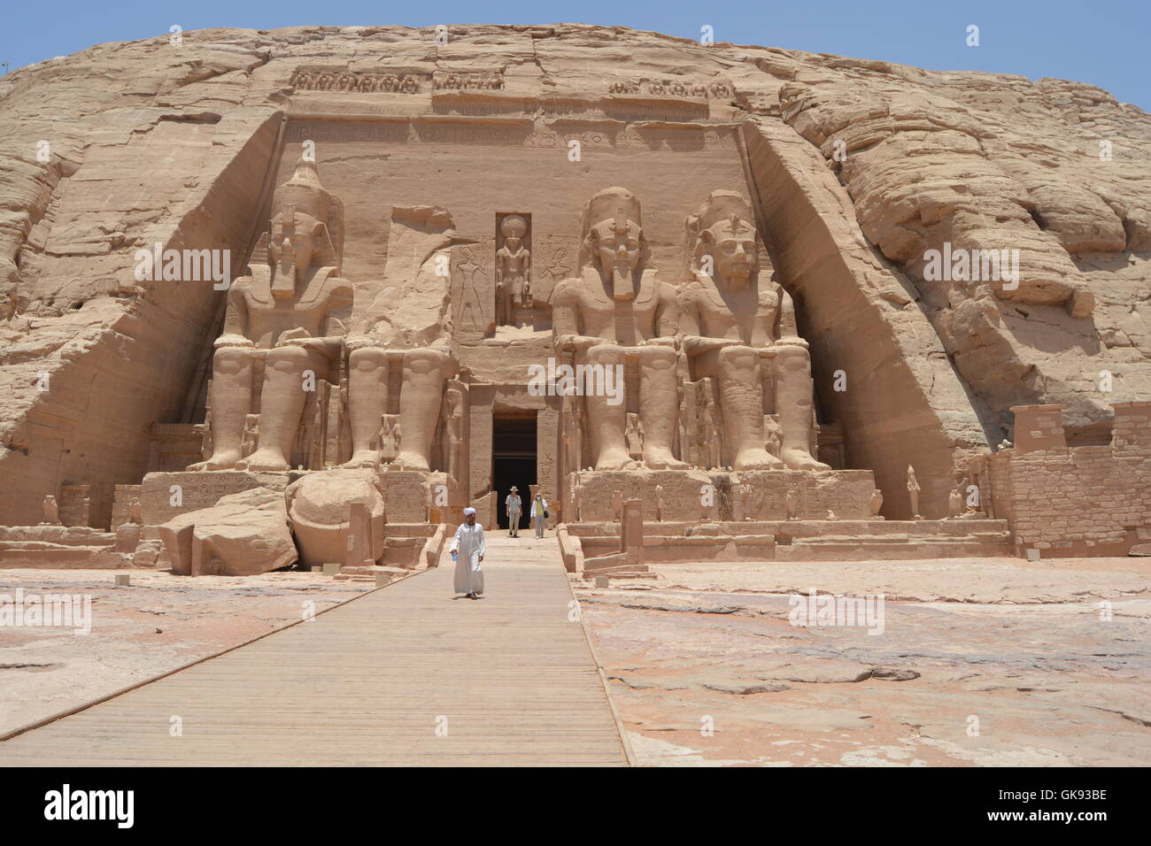 Ambu-Simbel Stockfoto