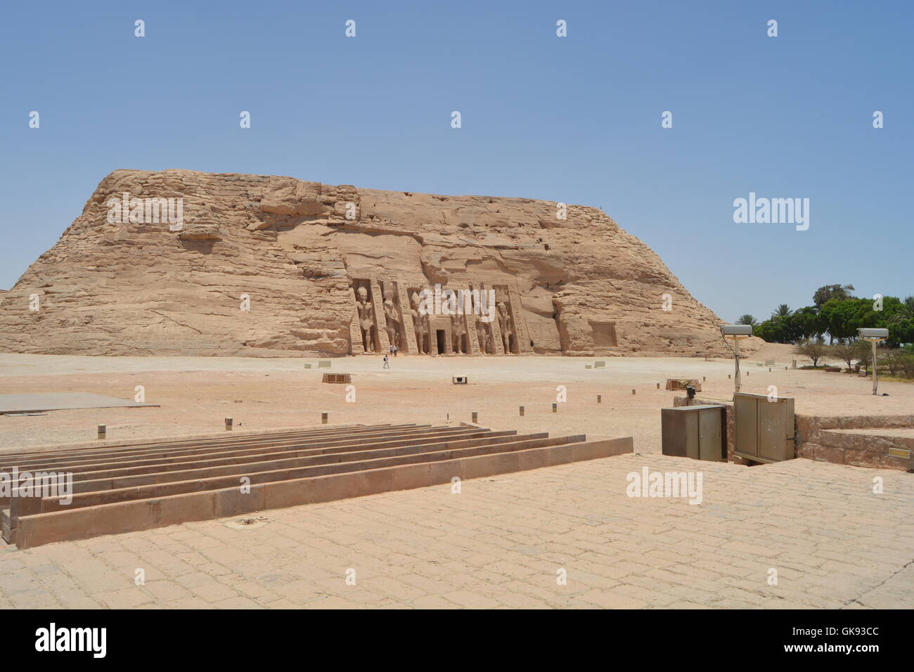 Ambu-Simbel Stockfoto