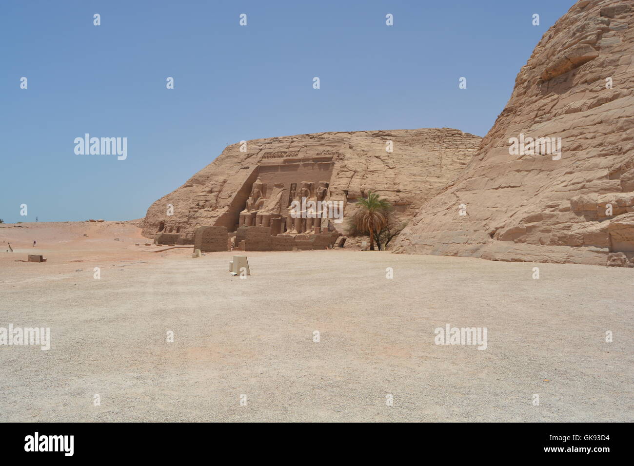 Ambu-Simbel Stockfoto