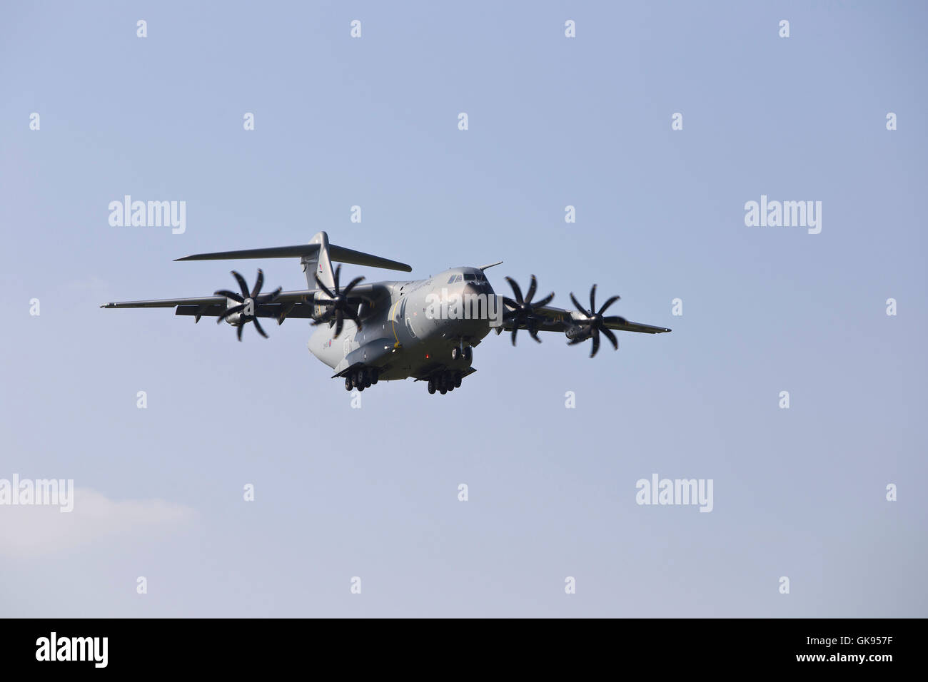 RAF Airbus A400M-180 Militärflugzeug in Brize Norton Stockfoto