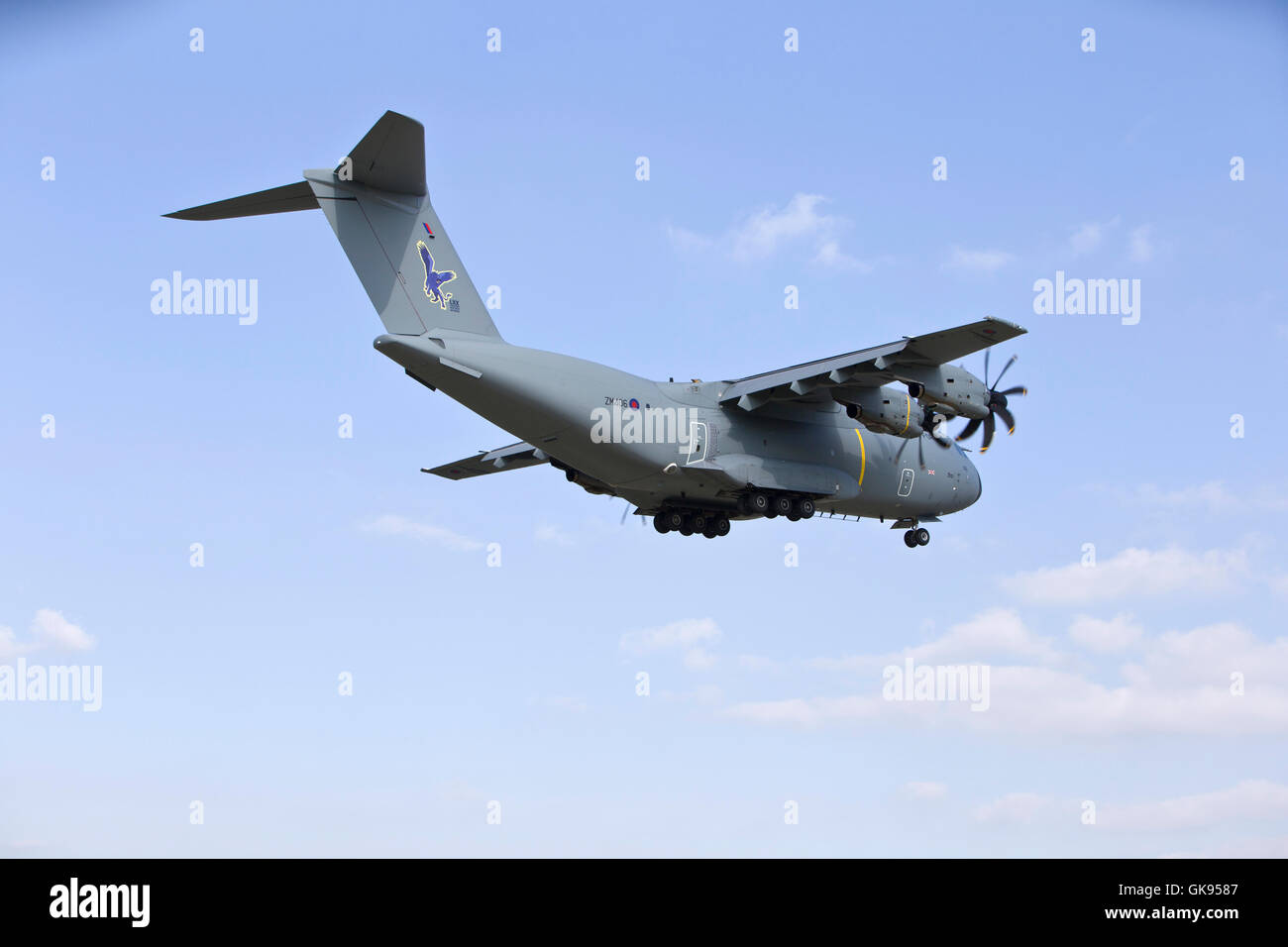 RAF Airbus A400M-180 Militärflugzeug in Brize Norton Stockfoto