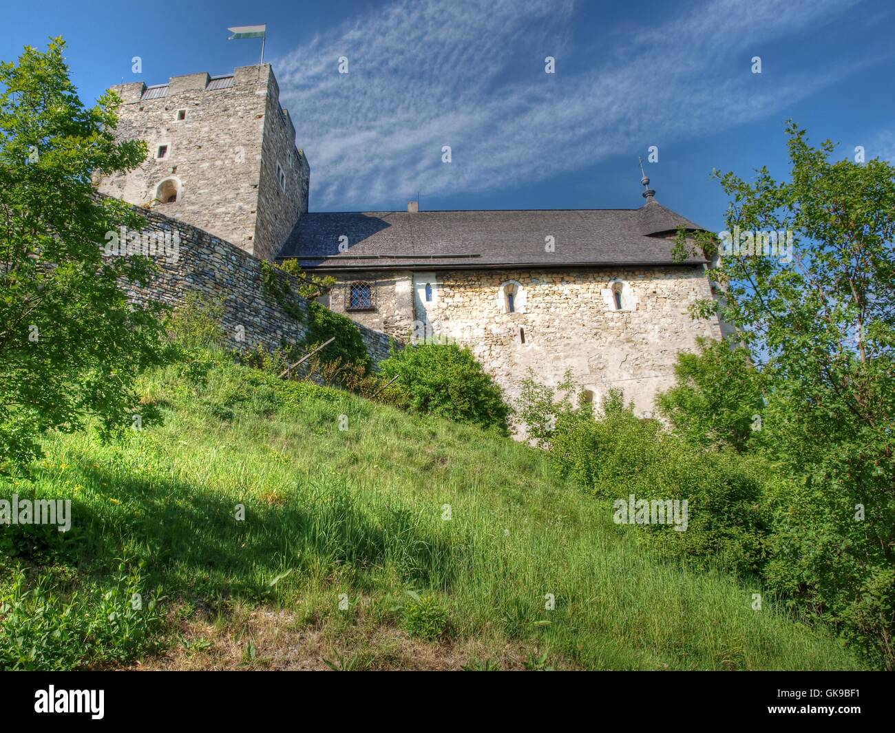 Ruine Schlosser Steiermark Stockfoto