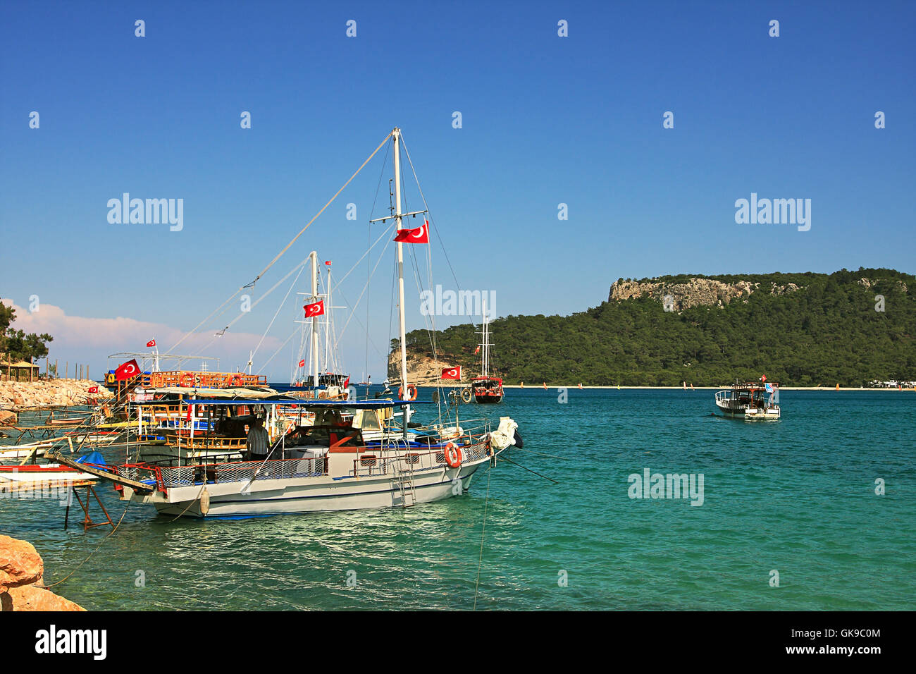 Reisen Türkei Bucht Stockfoto