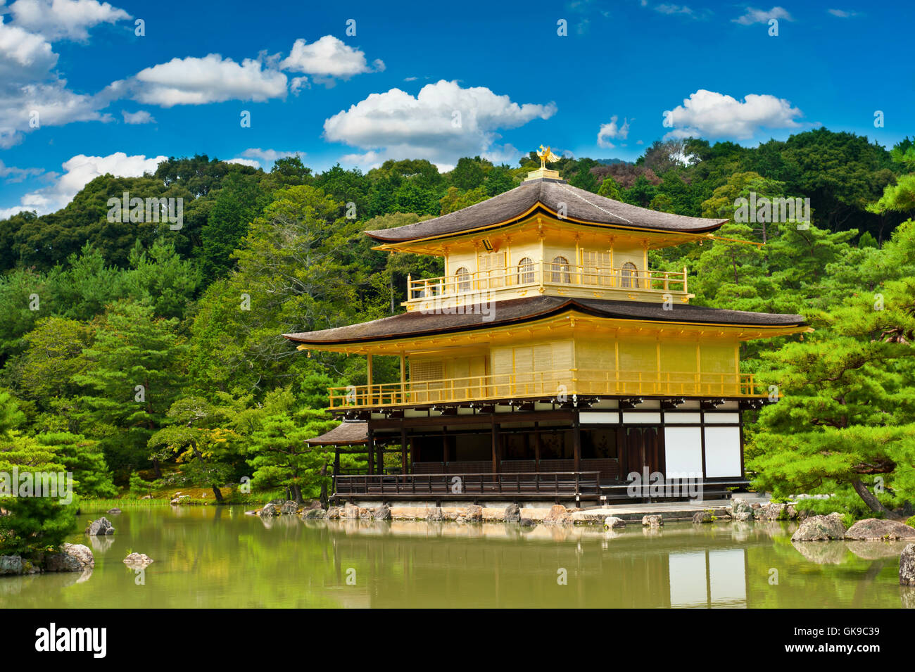 Golden Japan-Pavillon Stockfoto