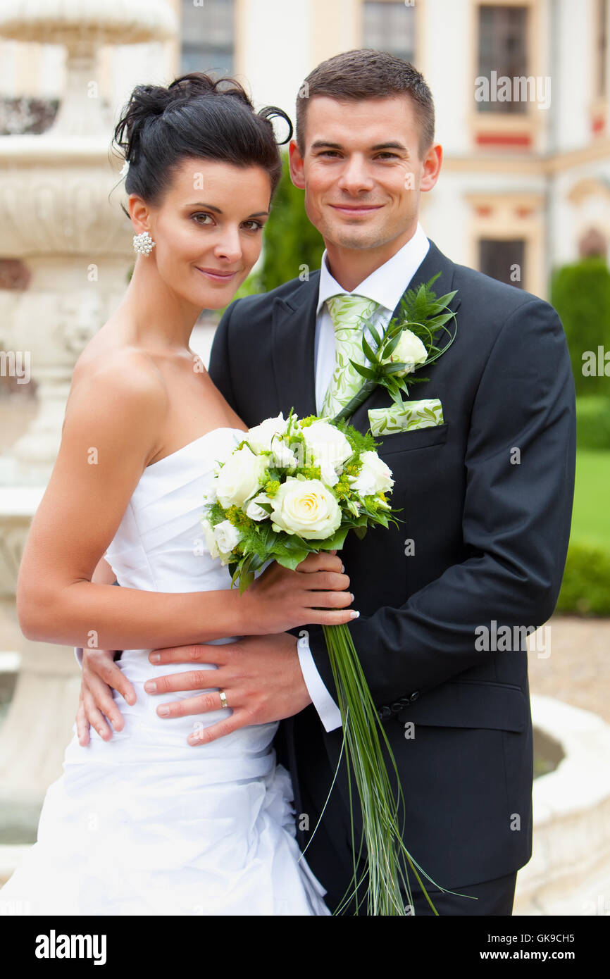 Hochzeit Heirat Trauung Stockfoto