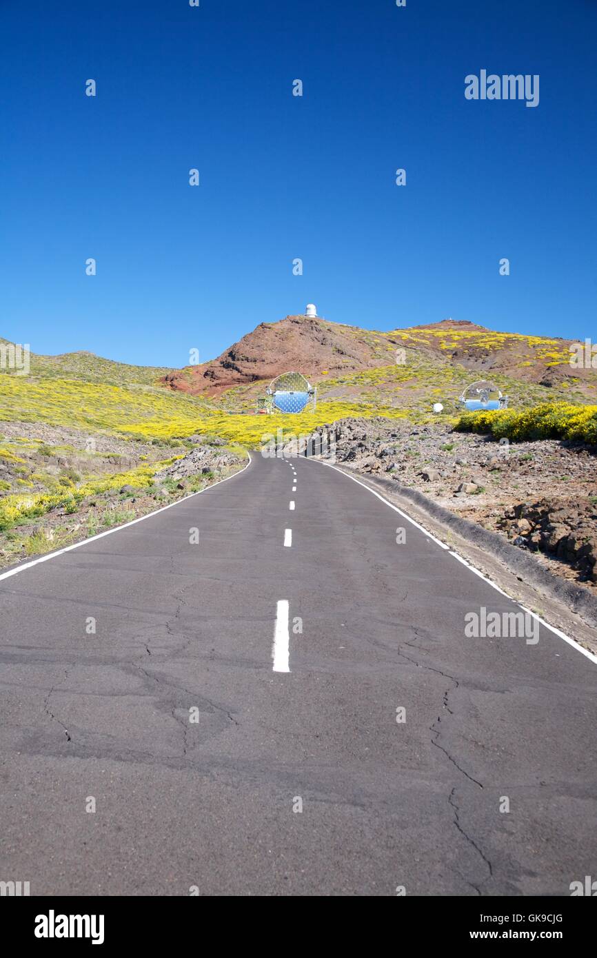 Reisen Spanien-asphalt Stockfoto