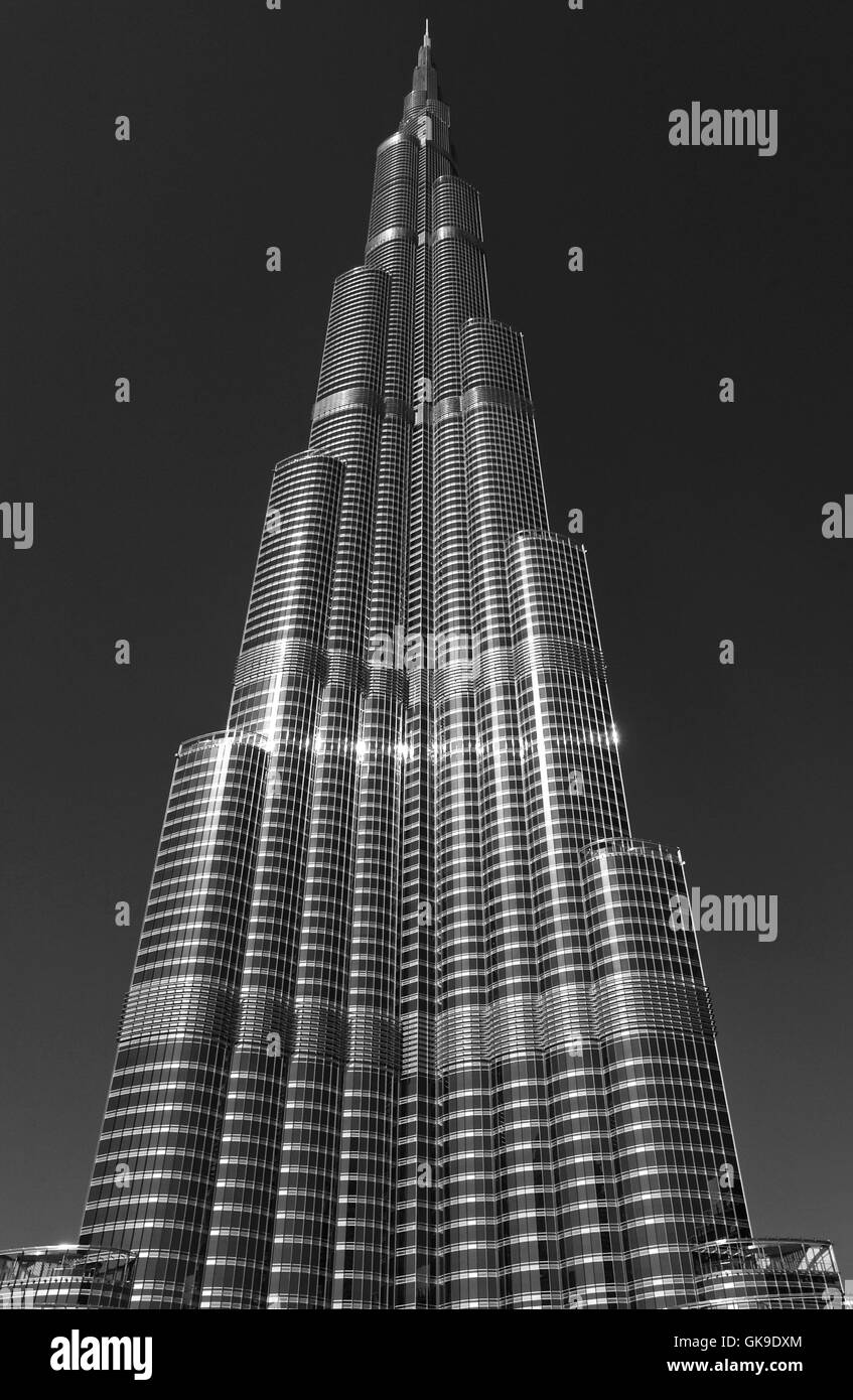 Burj Khalifa (828m) Stockfoto