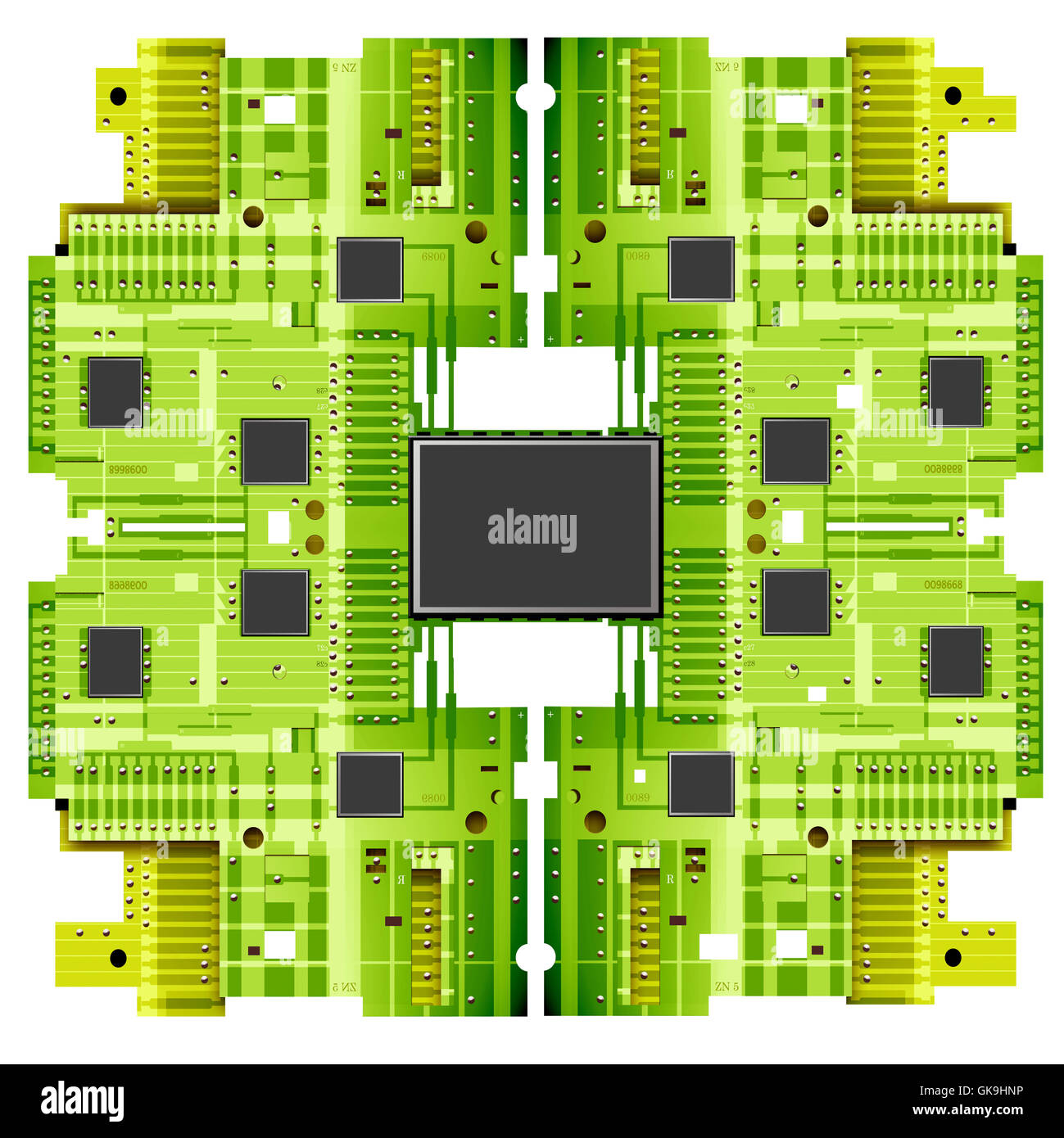 Monitore Laptops Notebooks Stockfoto