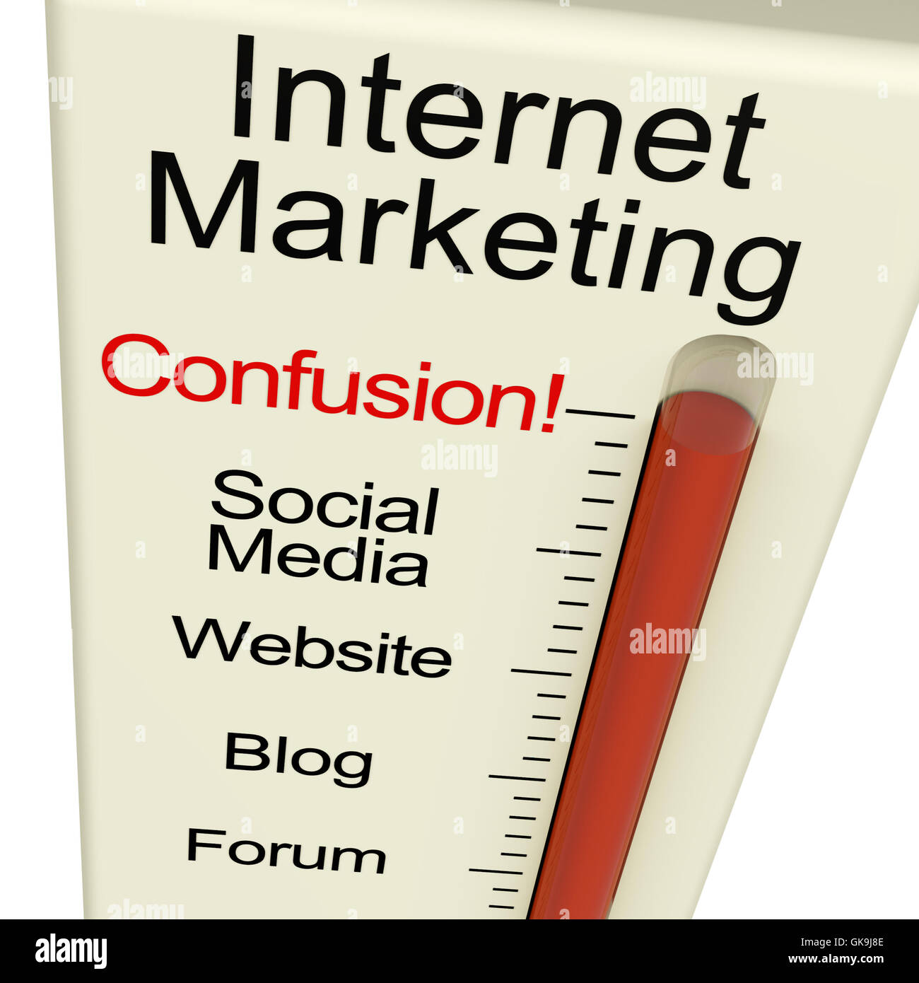 Strategie-Website-Entwicklung Stockfoto