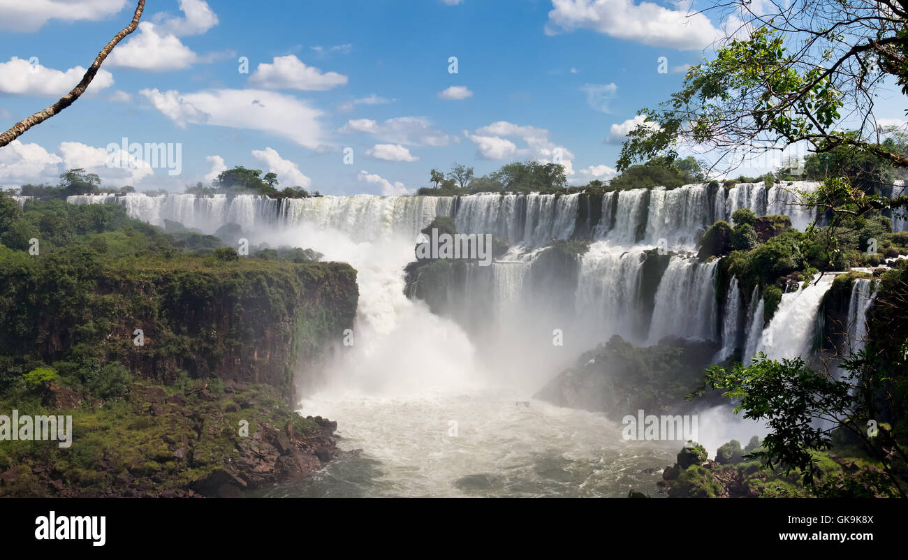 Argentinien-Naturwunder Wasserfall Stockfoto