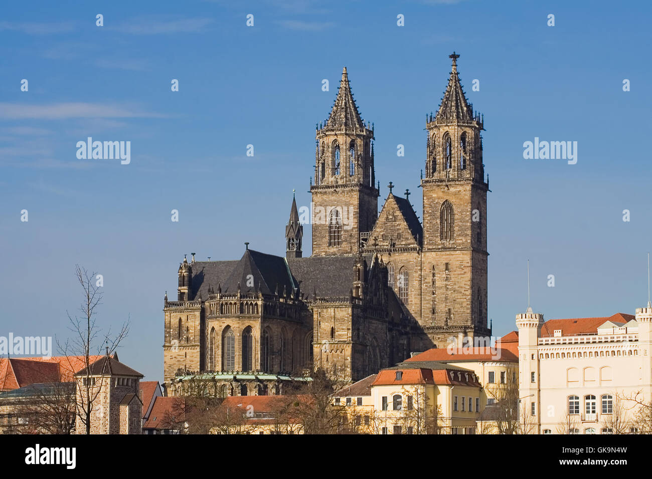 Magdeburger Dom Stockfoto