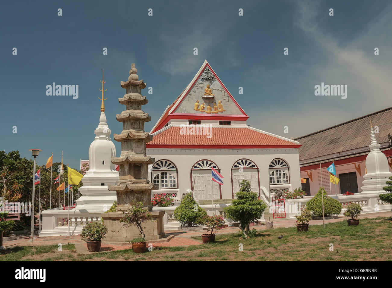 Tempel, mittleren Tempel Rivas Songkhla Thailand. Stockfoto