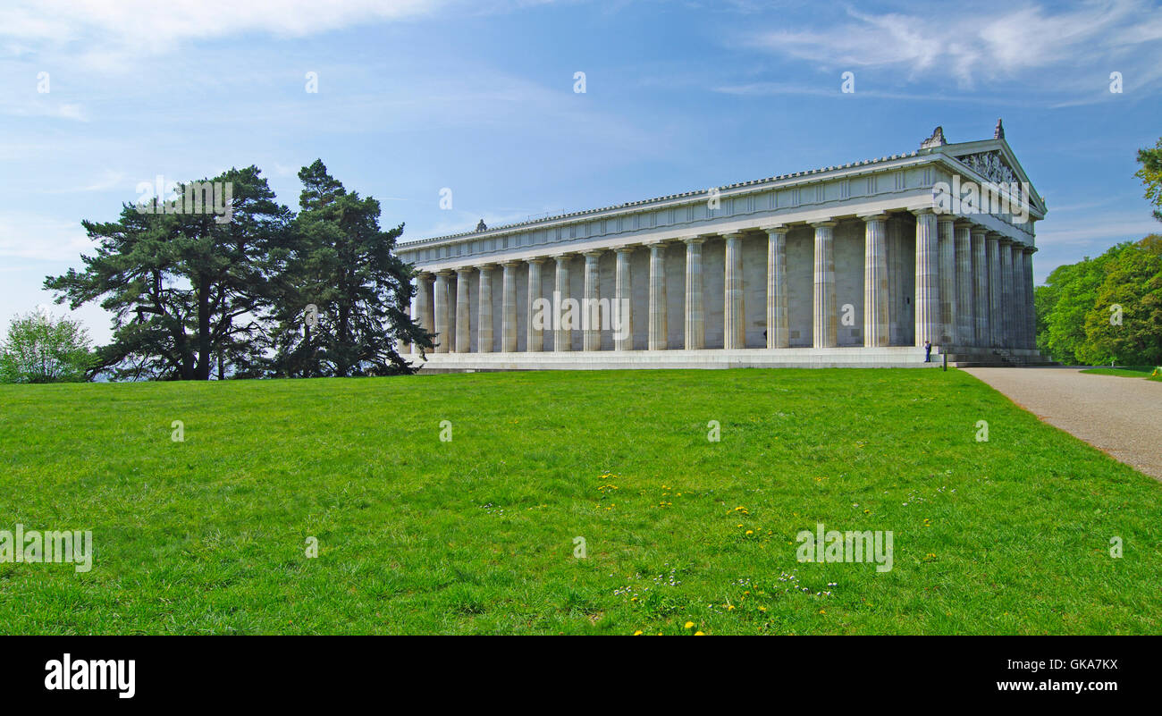 Tempel-Spalten-Regensburg Stockfoto
