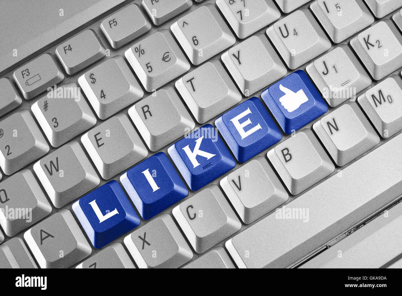 blaue Taste Stockfoto