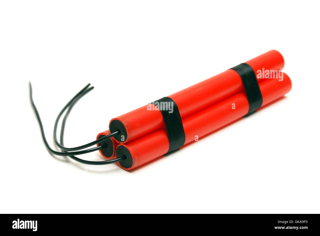 Gefahr, isoliert Stockfoto