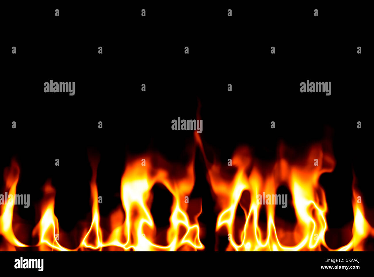 Feuer Feuer Flamme Stockfoto