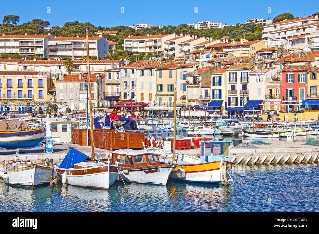 Frankreich Süd yacht Stockfoto