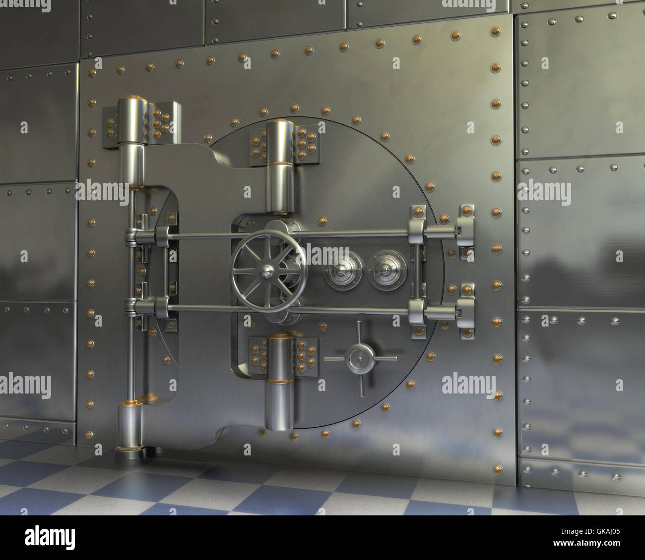 Bank kreditgebende Institution vintage Stockfoto