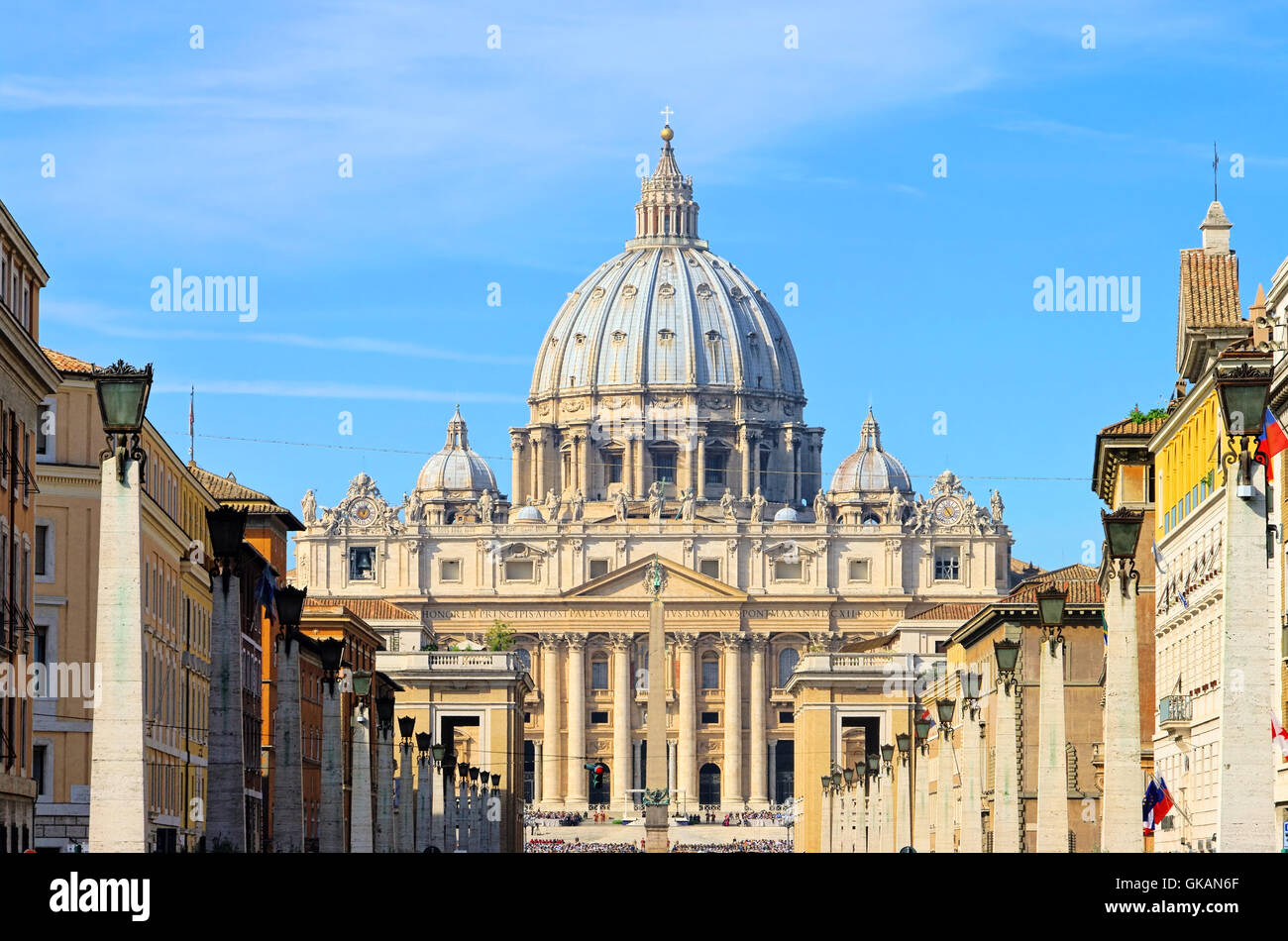 Rom der Basilika St.Peter - Rom päpstliche Basilika des Heiligen Petrus 03 Stockfoto