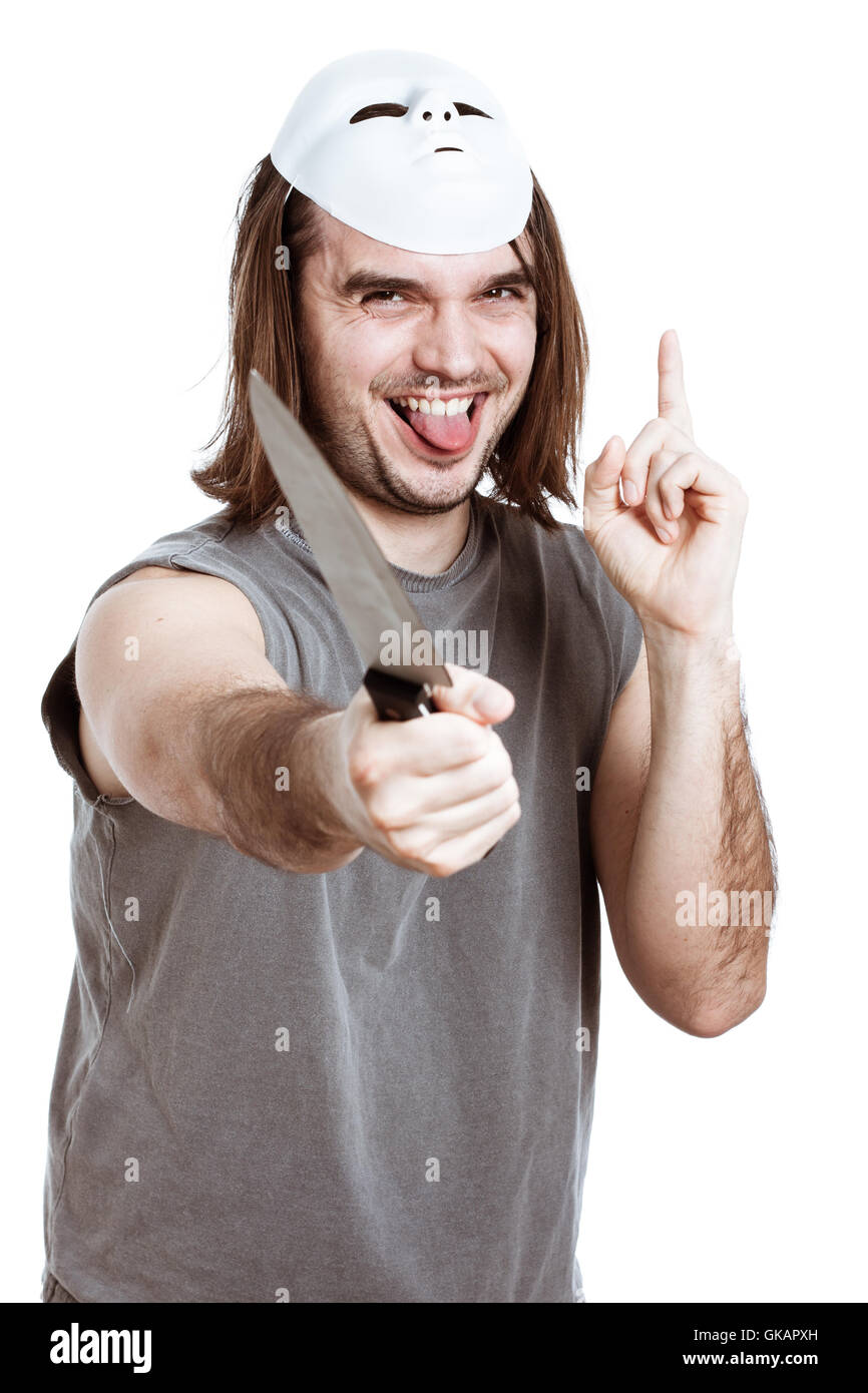 Scary Horror maskiert Stockfoto