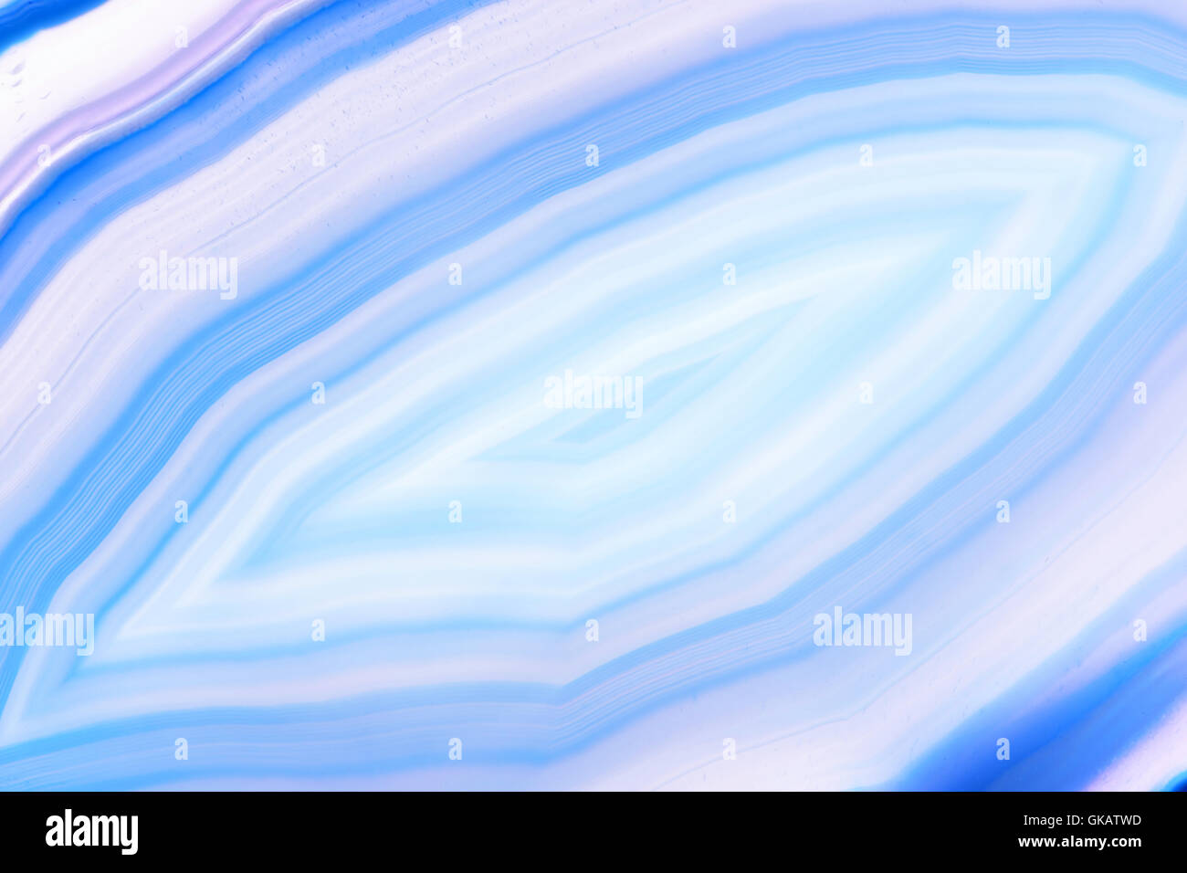 Zusammenfassung Hintergrund - blauen Achat Scheibe mineral Stockfoto