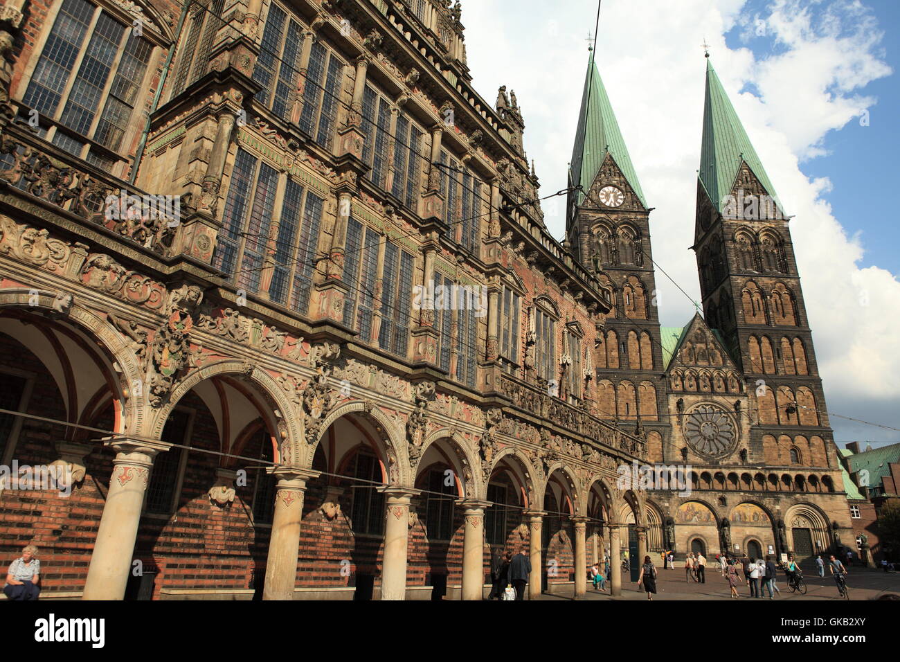 Bremer Rathaus Stockfoto