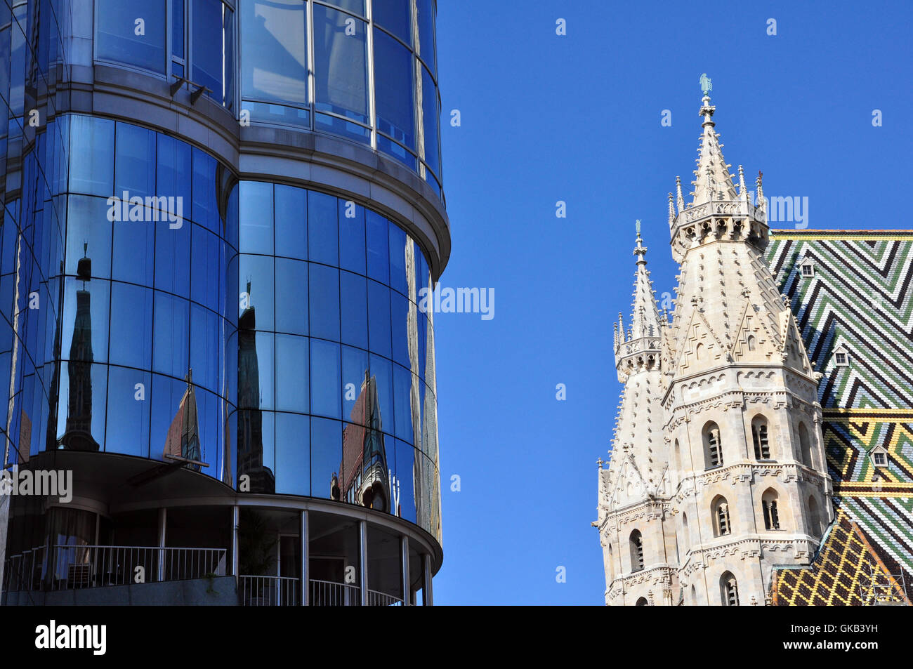 Stadt Stadt Wien Stockfoto