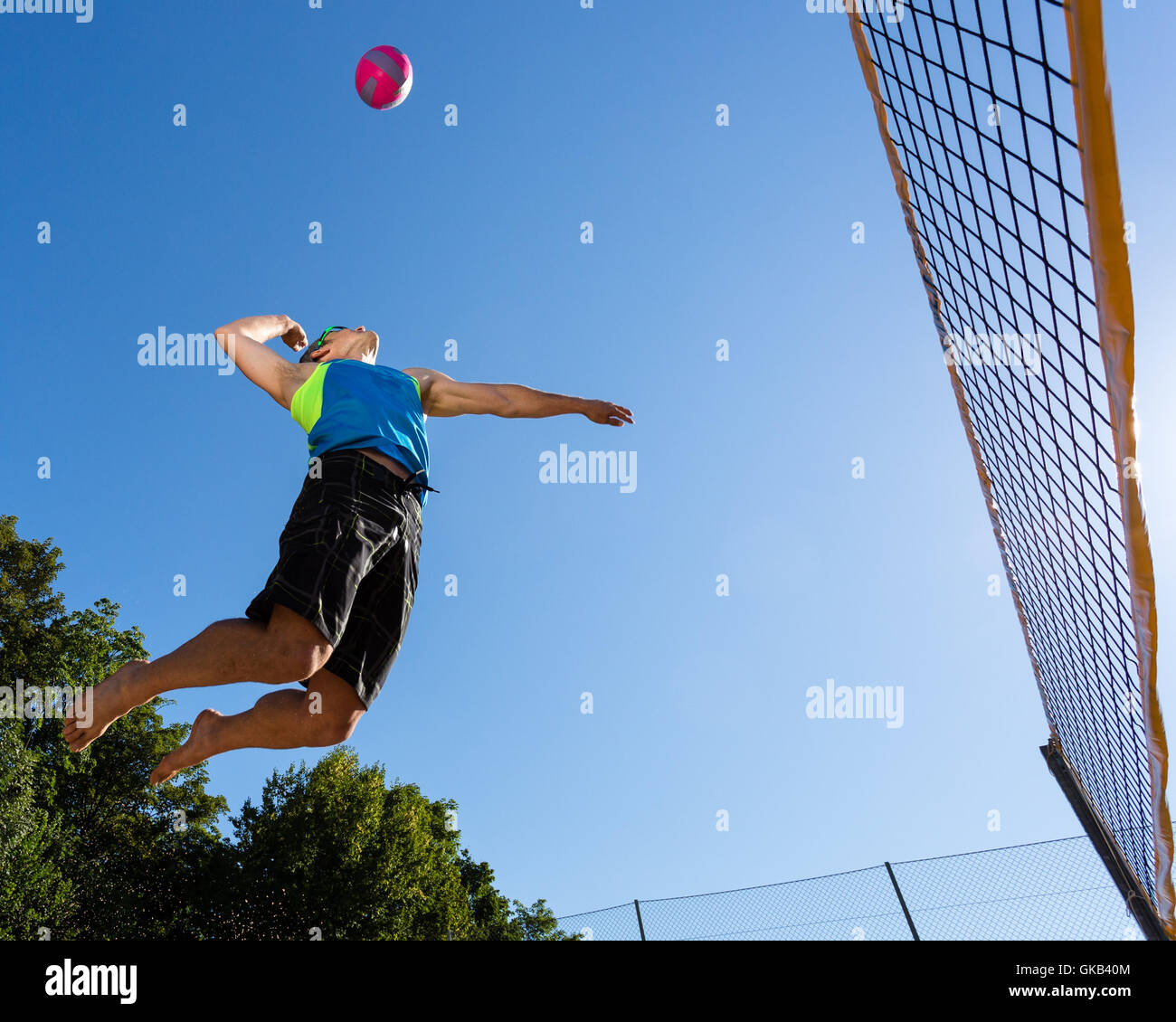 Sport Sport Strand Stockfoto