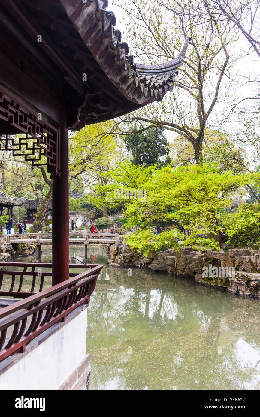 Humble Administrators Garden in Suzhou Stockfoto