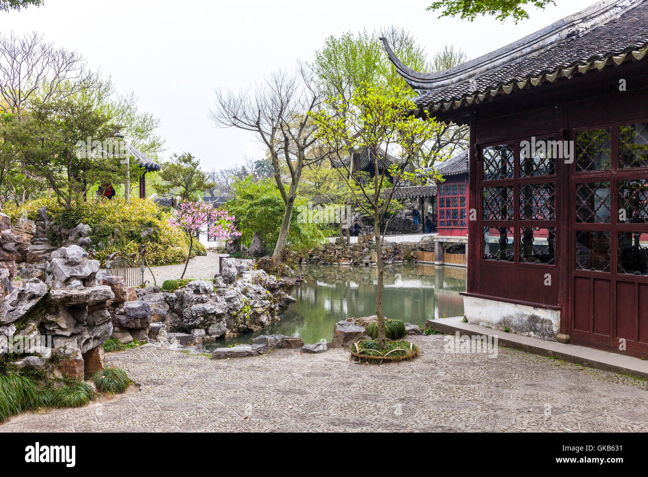 Humble Administrators Garden in Suzhou Stockfoto