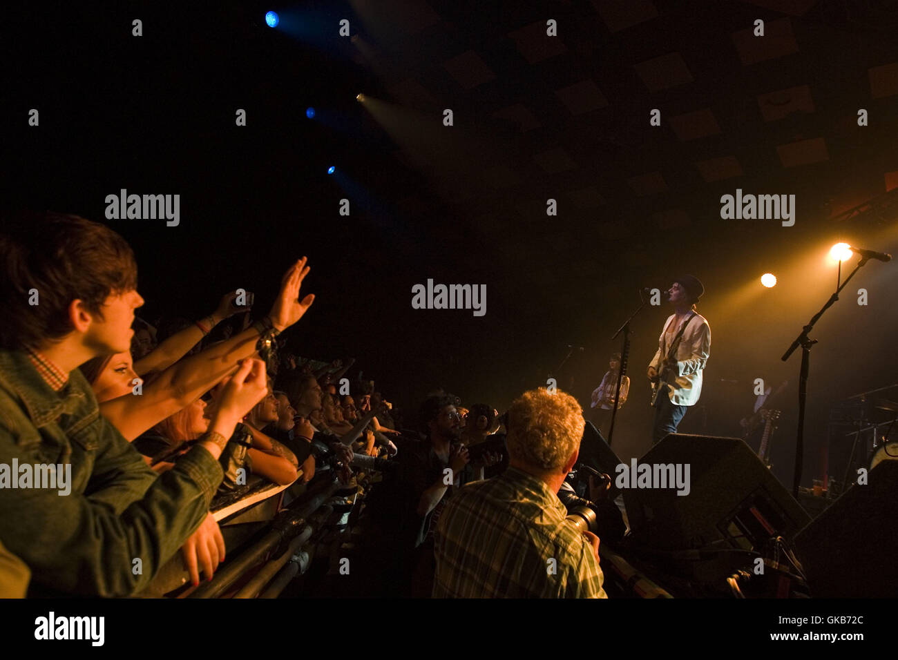 Pete Doherty führt bei der Barrowland Ballroom Featuring: Pete Doherty wo: Glasgow, Schottland, Vereinigtes Königreich bei: 13. Mai 2016 Stockfoto