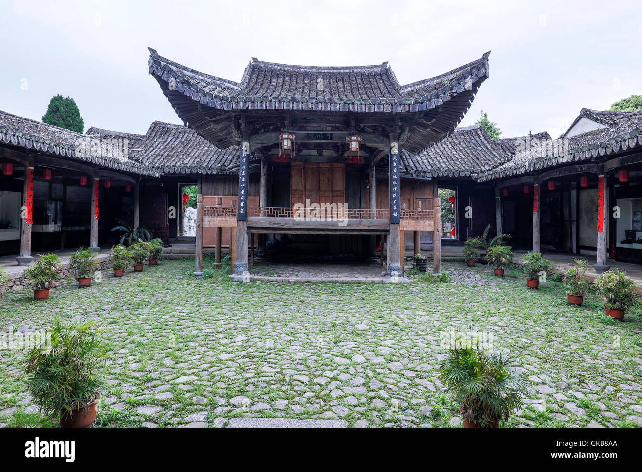 Rock Stadt Boteli Grafschaft, Stadt Wenzhou, Zhejiang Provinz, Lishui Street Stockfoto