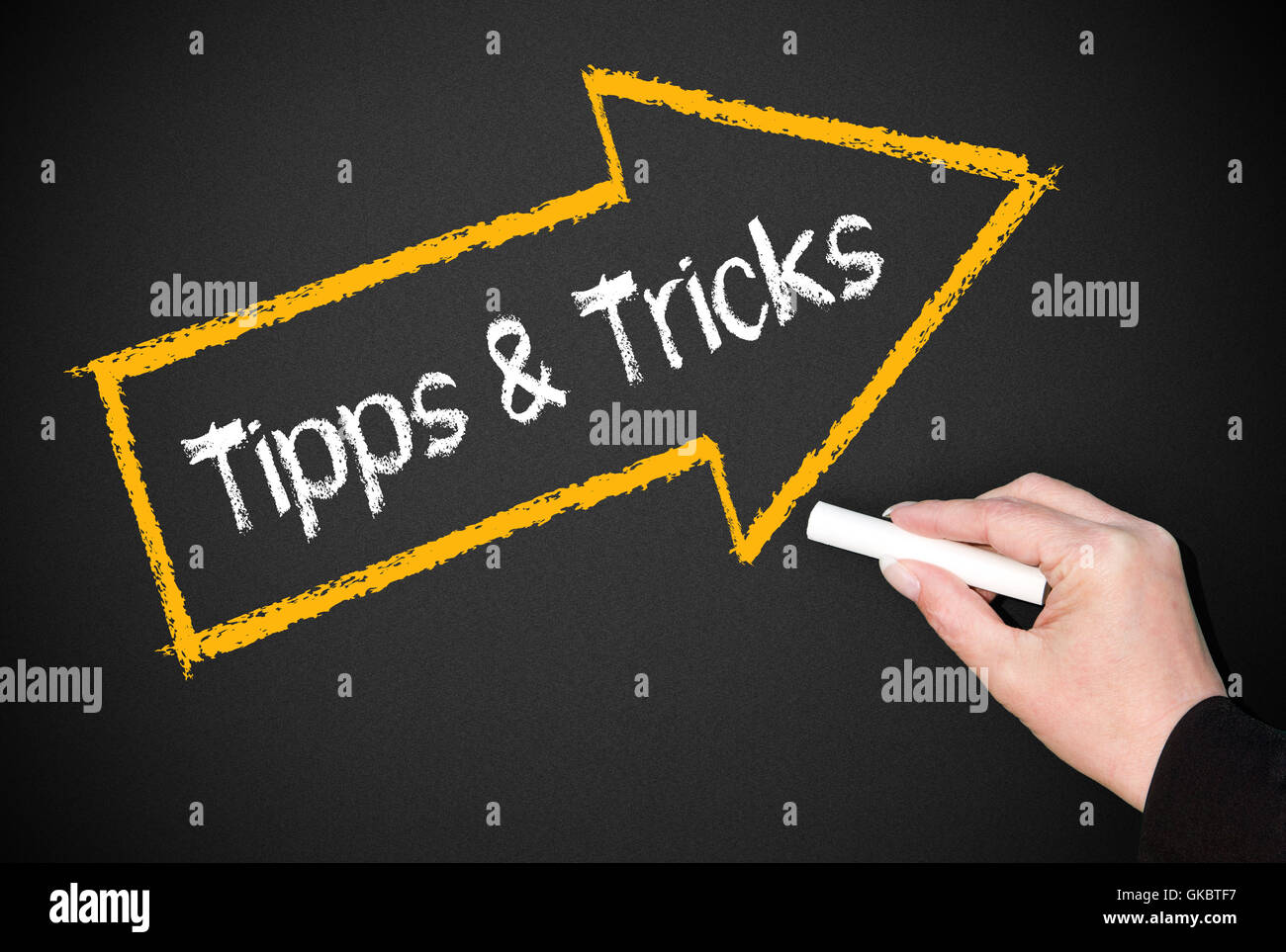 Tipps und tricks Stockfoto