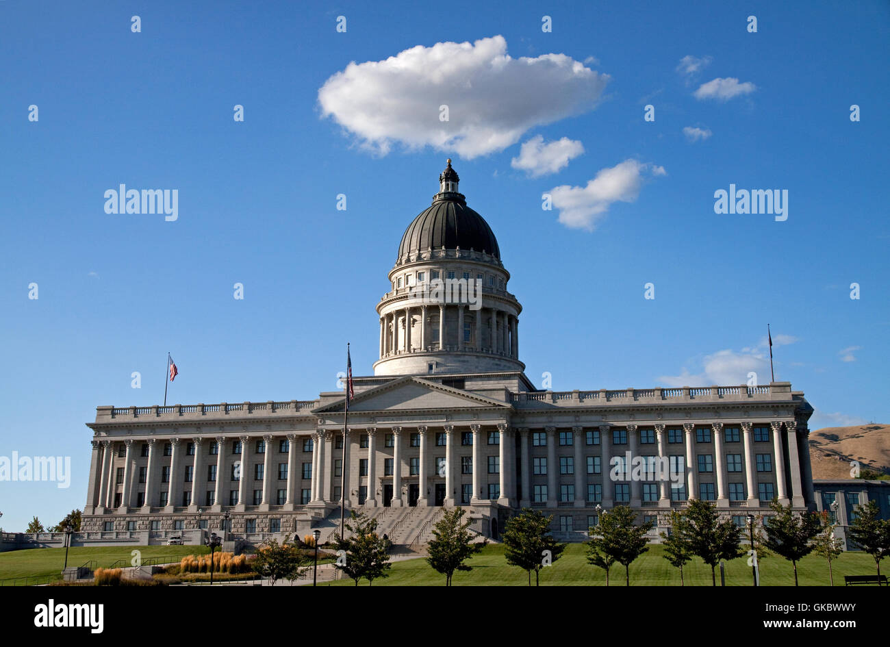 Hauptstadt Salt Lake city Stockfoto