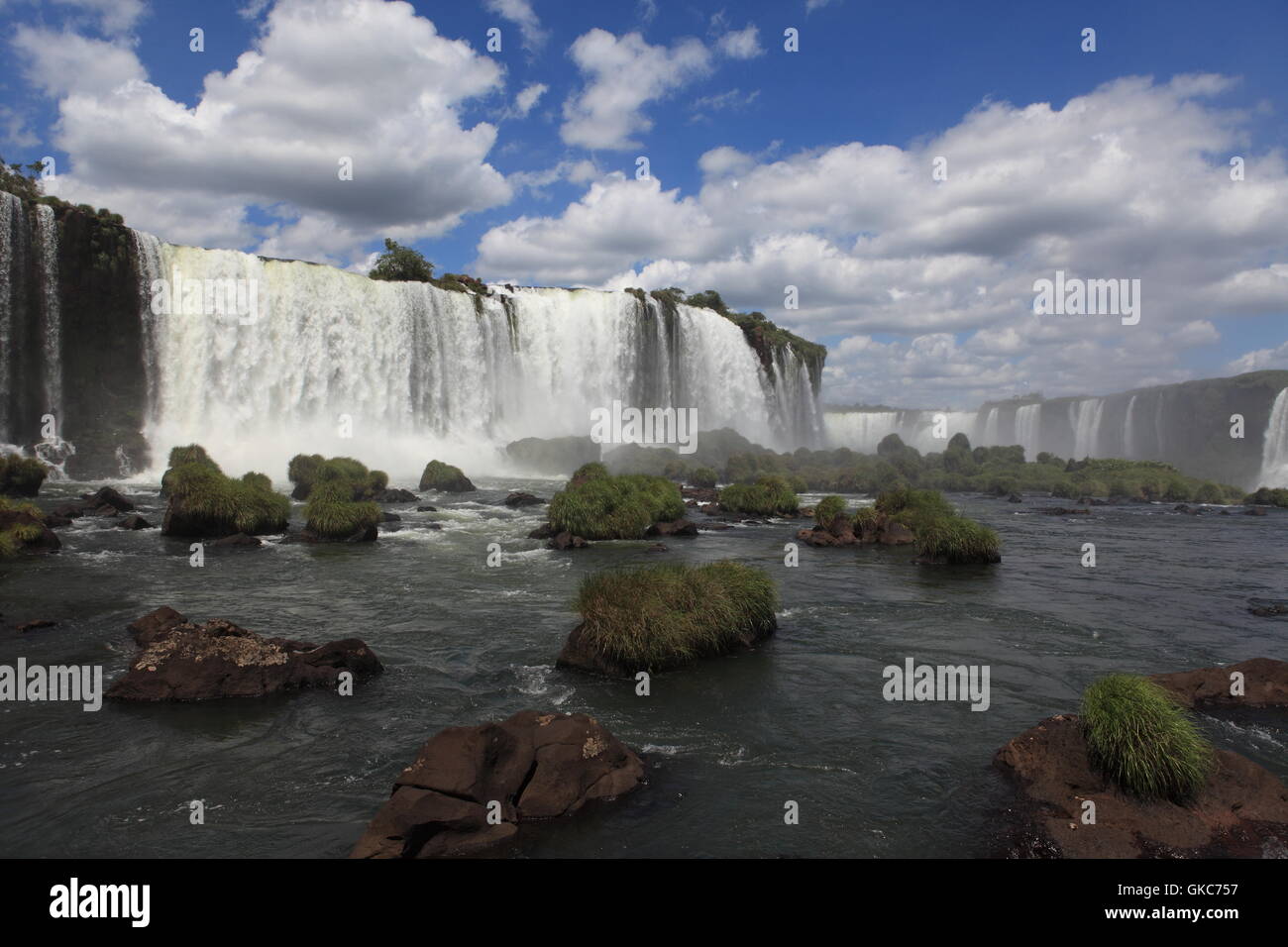 Wasserfall-Argentinien-Brasilien Stockfoto