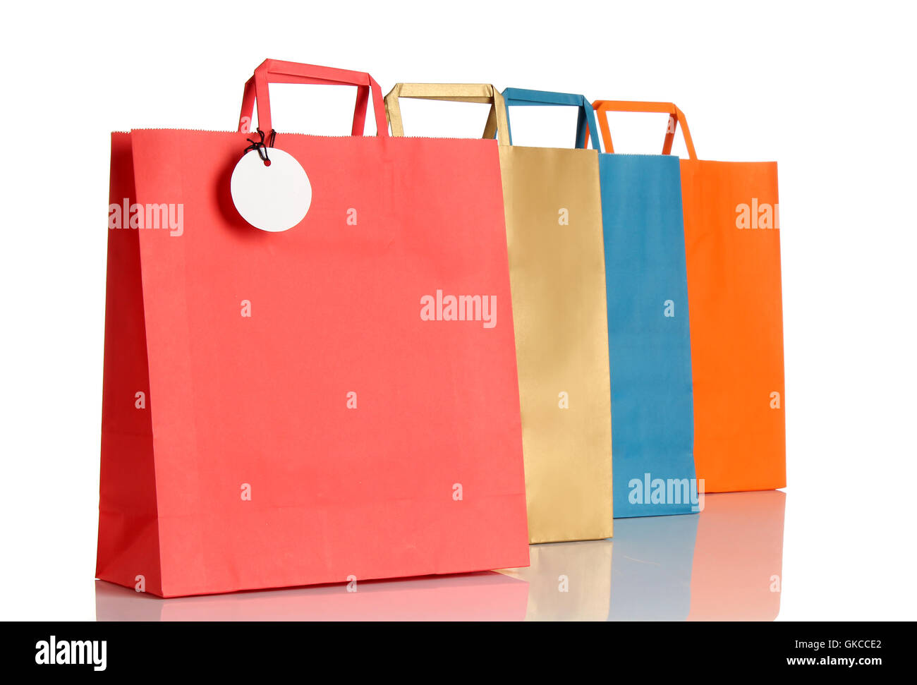 Taschen Geschäft Umgang Stockfoto